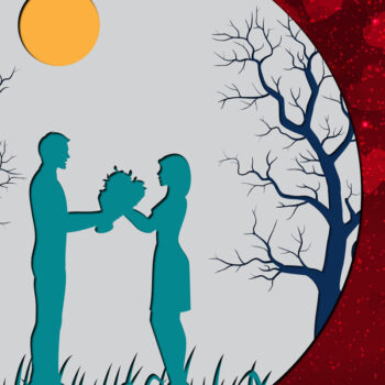 Intra απο ξύλο plywood 3mm-4mm πάχος – Σημάδι για την Ημέρα του Αγίου Βαλεντίνου, Αρχείο κοπής με λέιζερ Δίασταση  20x20 cm INTRAFABR-23416314 - Image 1