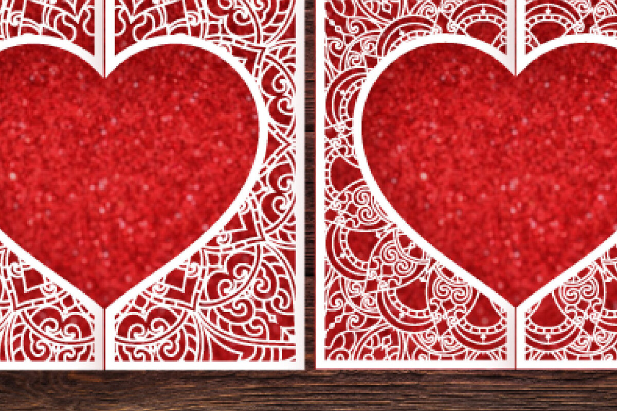 Intra απο ξύλο plywood 3mm-4mm πάχος – Γλυκιά δωροκάρτα του Αγίου Βαλεντίνου 861 Δίασταση  20x20 cm INTRAFABR-87688869