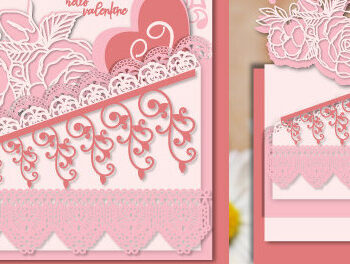 Intra απο ξύλο plywood 3mm-4mm πάχος – Γλυκιά δωροκάρτα του Αγίου Βαλεντίνου 998 Δίασταση  20x20 cm INTRAFABR-86527947 - Image 2