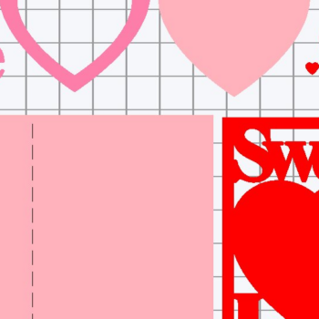 Intra απο ξύλο plywood 3mm-4mm πάχος – Κάρτα γλυκών καρδιών για την ημέρα του Αγίου Βαλεντίνου Δίασταση  20x20 cm INTRAFABR-88610396 - Image 4