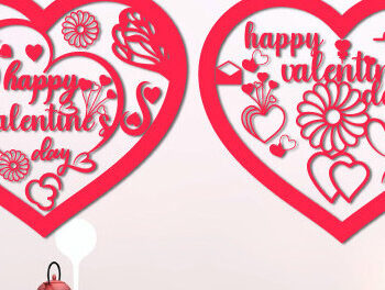 Intra απο ξύλο plywood 3mm-4mm πάχος – Ημέρα του Αγίου Βαλεντίνου Sweet Note Heart1374 Δίασταση 20x20 cm INTRAFABR-115207101 - Image 1