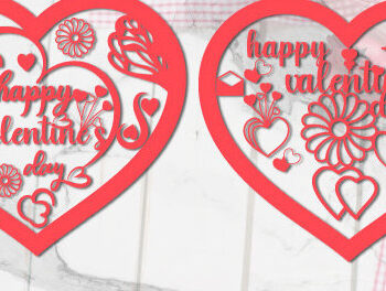 Intra απο ξύλο plywood 3mm-4mm πάχος – Ημέρα του Αγίου Βαλεντίνου Sweet Note Heart1374 Δίασταση 20x20 cm INTRAFABR-115207101 - Image 3