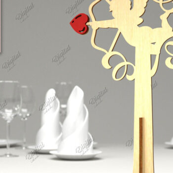 Intra απο ξύλο plywood 3mm-4mm πάχος – Πακέτο επιτραπέζιας βάσης για την ημέρα του Αγίου Βαλεντίνου Δίασταση  20x20 cm INTRAFABR-85984081 - Image 6