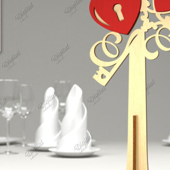 Intra απο ξύλο plywood 3mm-4mm πάχος – Πακέτο επιτραπέζιας βάσης για την ημέρα του Αγίου Βαλεντίνου Δίασταση  20x20 cm INTRAFABR-85984081 - Image 11