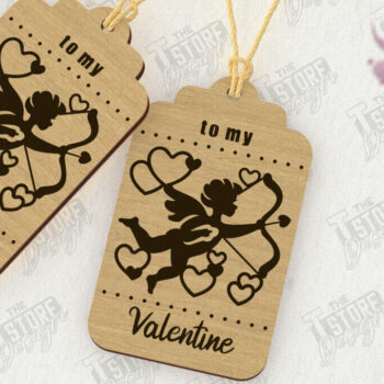 Intra απο ξύλο plywood 3mm-4mm πάχος – Πακέτο ετικετών του Αγίου Βαλεντίνου | Ετικέτες δώρων Δίασταση  20x20 cm INTRAFABR-111310655 - Image 8