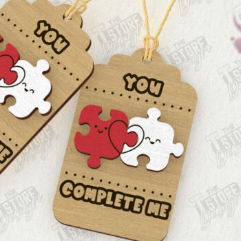 Intra απο ξύλο plywood 3mm-4mm πάχος – Πακέτο ετικετών του Αγίου Βαλεντίνου | Ετικέτες δώρων Δίασταση  20x20 cm INTRAFABR-111310655 - Image 10