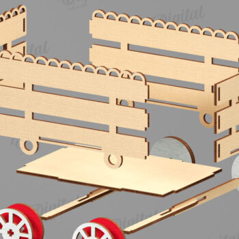 Intra απο ξύλο plywood 3mm-4mm πάχος – Κοπή λέιζερ για την ημέρα του Αγίου Βαλεντίνου Δίασταση  20x20 cm INTRAFABR-111354816 - Image 2