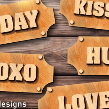 Intra απο ξύλο plywood 3mm-4mm πάχος – Wagon για την ημέρα του Αγίου Βαλεντίνου Δίασταση  20x20 cm INTRAFABR-89469879 - Image 4