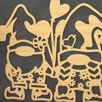 Intra απο ξύλο plywood 3mm-4mm πάχος – Πακέτο τέχνης τοίχου για την ημέρα του Αγίου Βαλεντίνου | CNC Δίασταση  40x30 cm INTRAFABR-110774528 - Image 8