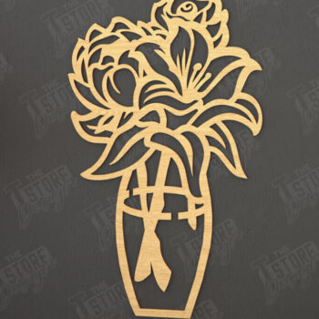 Intra απο ξύλο plywood 3mm-4mm πάχος – Τέχνη τοίχου για την ημέρα του Αγίου Βαλεντίνου | Ρομαντικό δώρο Δίασταση  40x30 cm INTRAFABR-110774385 - Image 1