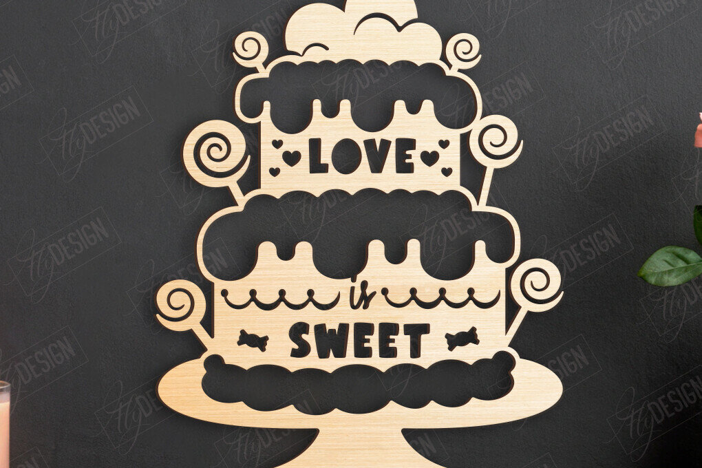 Intra απο ξύλο plywood 3mm-4mm πάχος – Τέχνη τοίχου για την ημέρα του Αγίου Βαλεντίνου | Ρομαντικό δώρο Δίασταση  40x30 cm INTRAFABR-110399274