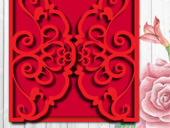 Intra απο ξύλο plywood 3mm-4mm πάχος – Δωροκάρτα με παράθυρο για την ημέρα του Αγίου Βαλεντίνου1370 Δίασταση  20x20 cm INTRAFABR-115194000 - Image 3