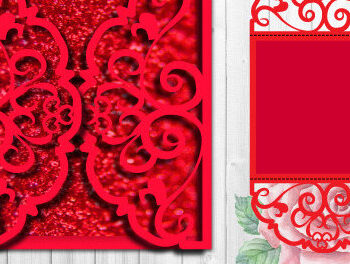 Intra απο ξύλο plywood 3mm-4mm πάχος – Δωροκάρτα με παράθυρο για την ημέρα του Αγίου Βαλεντίνου1370 Δίασταση  20x20 cm INTRAFABR-115194000 - Image 4