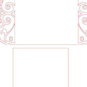 Intra απο ξύλο plywood 3mm-4mm πάχος – Δωροκάρτα με παράθυρο για την ημέρα του Αγίου Βαλεντίνου1370 Δίασταση  20x20 cm INTRAFABR-115194000 - Image 5