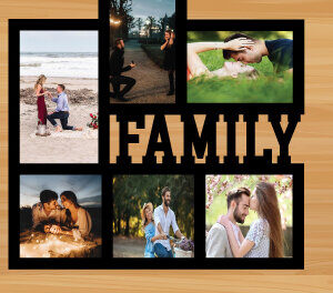 Intra απο ξύλο plywood 3mm-4mm πάχος – Λέιζερ με ξύλινη κορνίζα για την ημέρα του Αγίου Βαλεντίνου Δίασταση  20x20 cm INTRAFABR-89954401