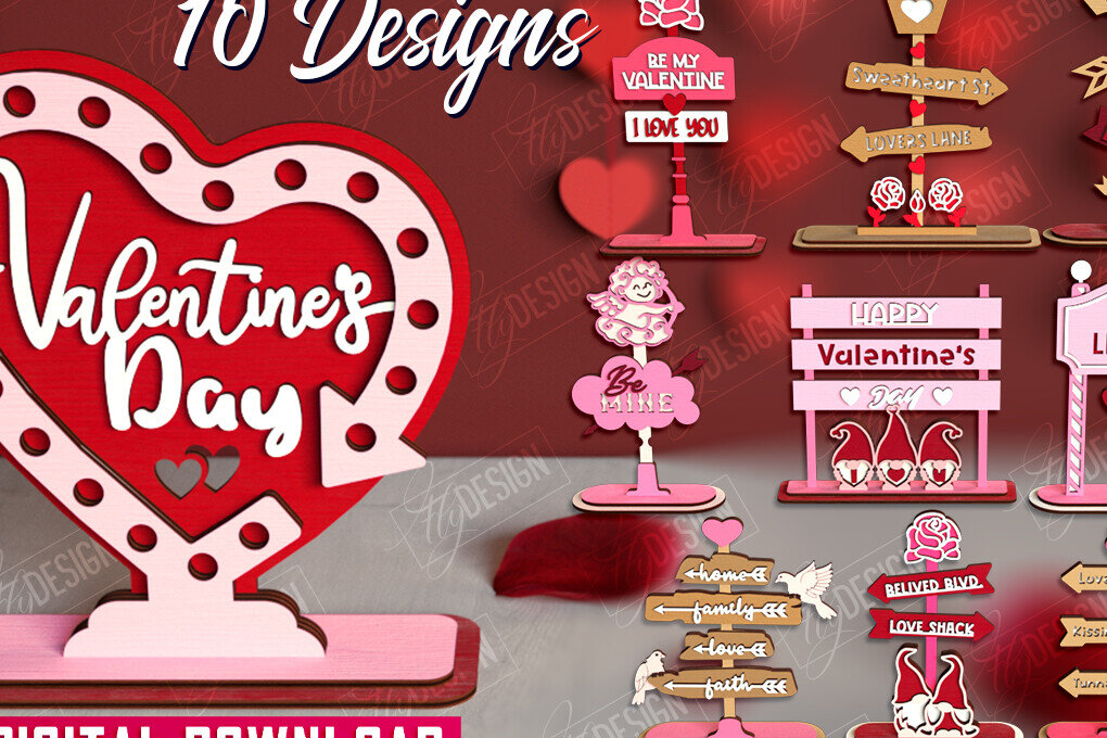 Intra απο ξύλο plywood 3mm-4mm πάχος – Πακέτο πινακίδων κατεύθυνσης του Αγίου Βαλεντίνου Δίασταση  20x20 cm INTRAFABR-112654700