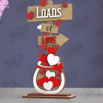 Intra απο ξύλο plywood 3mm-4mm πάχος – Πακέτο πινακίδων κατεύθυνσης του Αγίου Βαλεντίνου Δίασταση  20x20 cm INTRAFABR-112629925 - Image 6