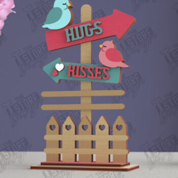 Intra απο ξύλο plywood 3mm-4mm πάχος – Πακέτο πινακίδων κατεύθυνσης του Αγίου Βαλεντίνου Δίασταση  20x20 cm INTRAFABR-112629925 - Image 11