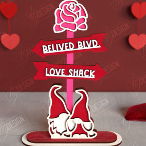 Intra απο ξύλο plywood 3mm-4mm πάχος – Πινακίδες κατεύθυνσης του Αγίου Βαλεντίνου | Αργία Δίασταση  20x20 cm INTRAFABR-112654619