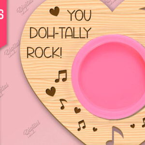 Intra απο ξύλο plywood 3mm-4mm πάχος – Valentines Doh Holder Δίασταση  20x20 cm INTRAFABR-85066299