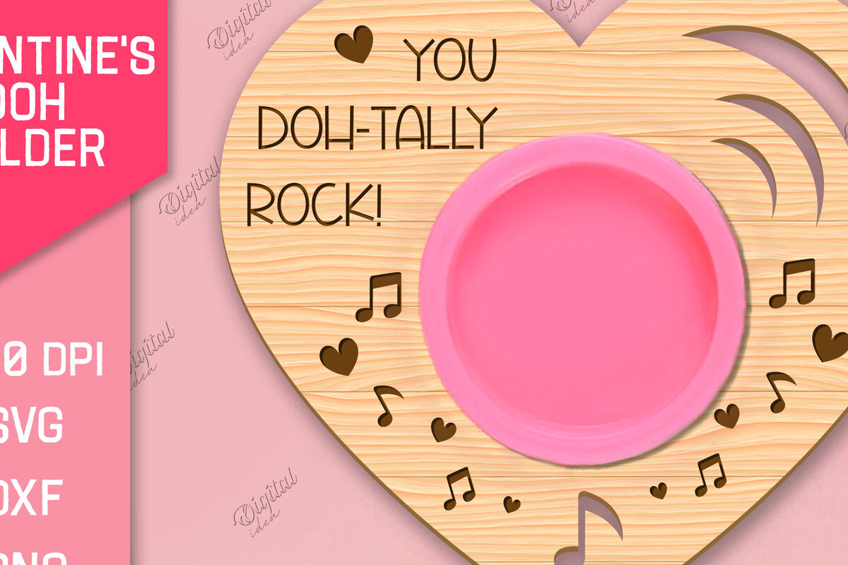 Intra απο ξύλο plywood 3mm-4mm πάχος – Valentines Doh Holder Δίασταση  20x20 cm INTRAFABR-85066299