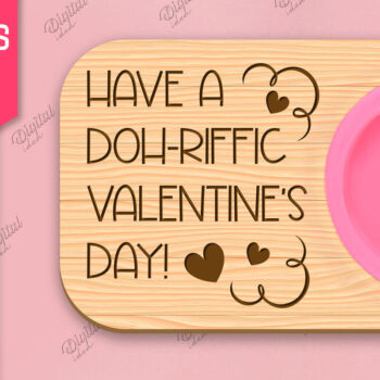 Intra απο ξύλο plywood 3mm-4mm πάχος – Valentines Doh Holder Δίασταση  20x20 cm INTRAFABR-85066335 - Image 1