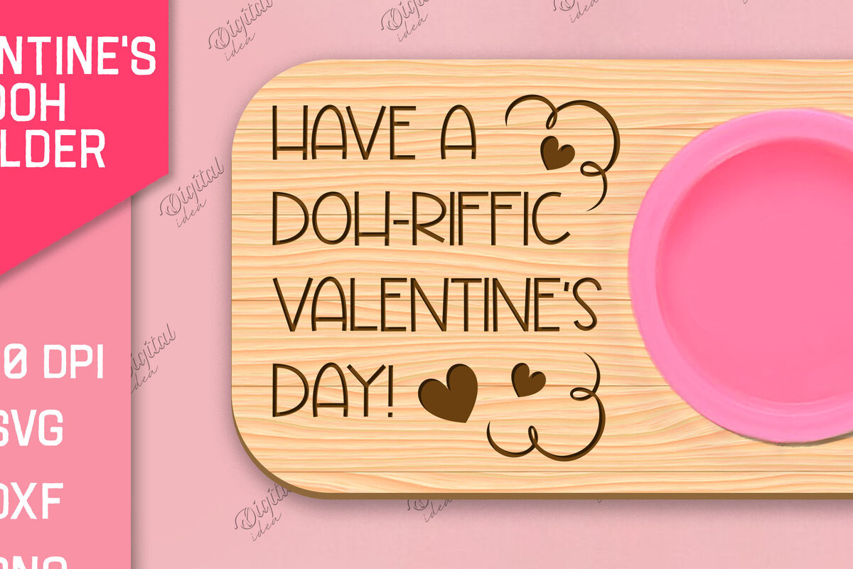 Intra απο ξύλο plywood 3mm-4mm πάχος – Valentines Doh Holder Δίασταση  20x20 cm INTRAFABR-85066335