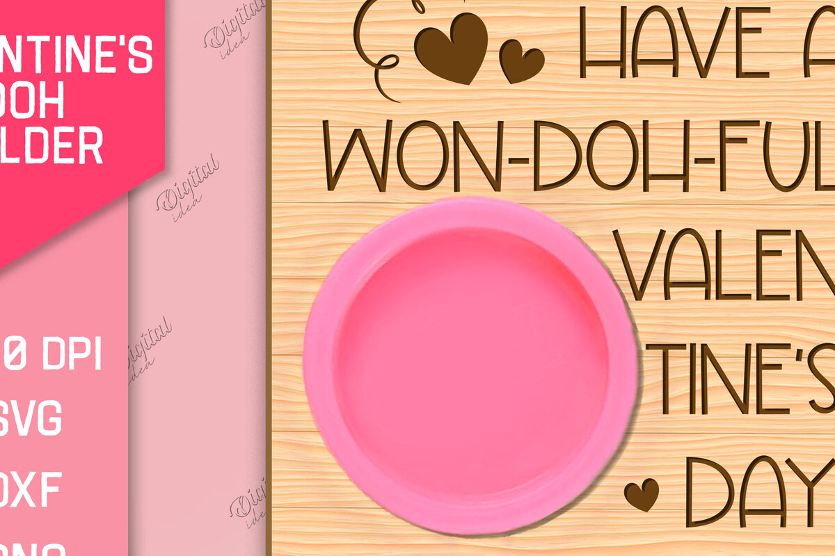 Intra απο ξύλο plywood 3mm-4mm πάχος – Valentines Doh Holder Δίασταση  20x20 cm INTRAFABR-85066375