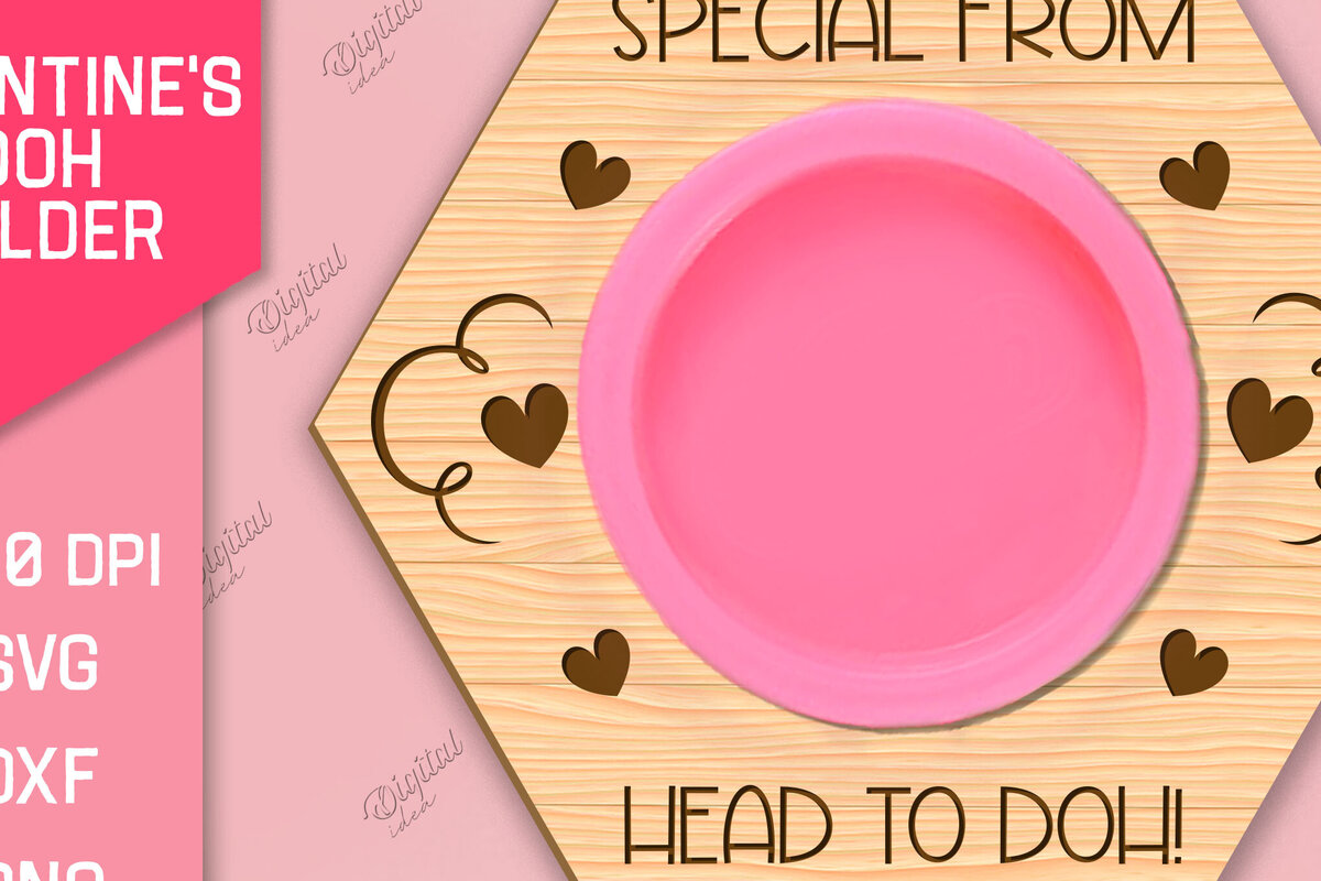 Intra απο ξύλο plywood 3mm-4mm πάχος – Valentines Doh Holder Δίασταση  20x20 cm INTRAFABR-85066424