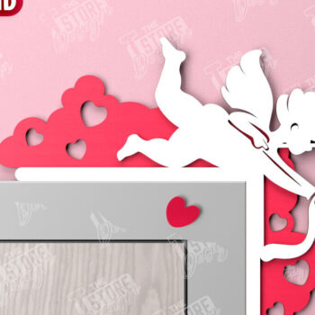 Intra απο ξύλο plywood 3mm-4mm πάχος – Πακέτο με γωνίες πόρτας του Αγίου Βαλεντίνου | CNC Δίασταση  20x20 cm INTRAFABR-110743881 - Image 6