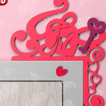 Intra απο ξύλο plywood 3mm-4mm πάχος – Πακέτο γωνιών για την πόρτα του Αγίου Βαλεντίνου | CNC Δίασταση  20x20 cm INTRAFABR-110189112 - Image 11