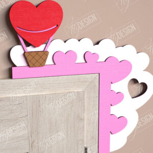 Intra απο ξύλο plywood 3mm-4mm πάχος – Γωνιές για τις πόρτες του Αγίου Βαλεντίνου | Διακόσμηση τοίχου Δίασταση  40x30 cm INTRAFABR-110270158