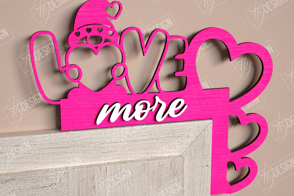 Intra απο ξύλο plywood 3mm-4mm πάχος – Γωνιές για τις πόρτες του Αγίου Βαλεντίνου | Διακόσμηση τοίχου Δίασταση  40x30 cm INTRAFABR-110270179