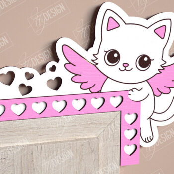 Intra απο ξύλο plywood 3mm-4mm πάχος – Γωνιές για τις πόρτες του Αγίου Βαλεντίνου | Διακόσμηση τοίχου Δίασταση  40x30 cm INTRAFABR-110270186 - Image 1