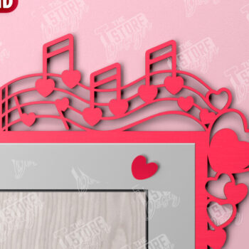 Intra απο ξύλο plywood 3mm-4mm πάχος – Γωνιές για τις πόρτες του Αγίου Βαλεντίνου | Διακόσμηση τοίχου Δίασταση  40x30 cm INTRAFABR-110743744 - Image 1