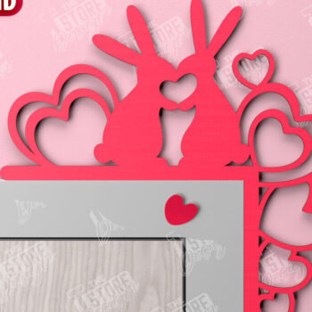 Intra απο ξύλο plywood 3mm-4mm πάχος – Γωνιές για τις πόρτες του Αγίου Βαλεντίνου | Διακόσμηση τοίχου Δίασταση  40x30 cm INTRAFABR-110188824 - Image 1