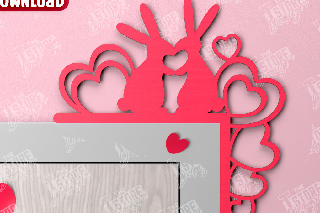 Intra απο ξύλο plywood 3mm-4mm πάχος – Γωνιές για τις πόρτες του Αγίου Βαλεντίνου | Διακόσμηση τοίχου Δίασταση  40x30 cm INTRAFABR-110188824