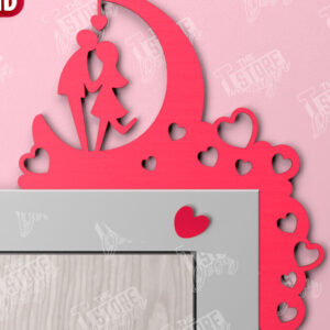 Intra απο ξύλο plywood 3mm-4mm πάχος – Γωνιές για τις πόρτες του Αγίου Βαλεντίνου | Διακόσμηση τοίχου Δίασταση  40x30 cm INTRAFABR-110188859