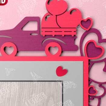 Intra απο ξύλο plywood 3mm-4mm πάχος – Γωνιές για τις πόρτες του Αγίου Βαλεντίνου | Διακόσμηση τοίχου Δίασταση  40x30 cm INTRAFABR-110188712 - Image 1