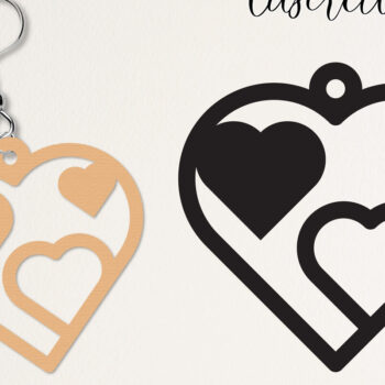 Intra απο ξύλο plywood 3mm-4mm πάχος – Πακέτο κοπής με λέιζερ σκουλαρίκι του Αγίου Βαλεντίνου Δίασταση  5x5 cm INTRAFABR-113141387 - Image 8