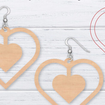 Intra απο ξύλο plywood 3mm-4mm πάχος – Σκουλαρίκια Valentine's | Δίασταση  5x5 cm INTRAFABR-49759056 - Image 6