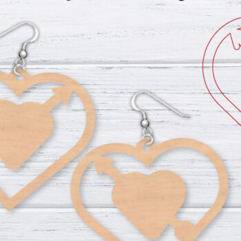 Intra απο ξύλο plywood 3mm-4mm πάχος – Σκουλαρίκια Valentine's | Δίασταση  5x5 cm INTRAFABR-49759056 - Image 9