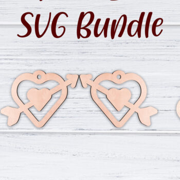 Intra απο ξύλο plywood 3mm-4mm πάχος – Σκουλαρίκια Valentine's | Δίασταση  5x5 cm INTRAFABR-49498903 - Image 5