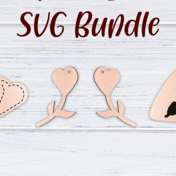 Intra απο ξύλο plywood 3mm-4mm πάχος – Σκουλαρίκια Valentine's | Δίασταση  5x5 cm INTRAFABR-49498903 - Image 6