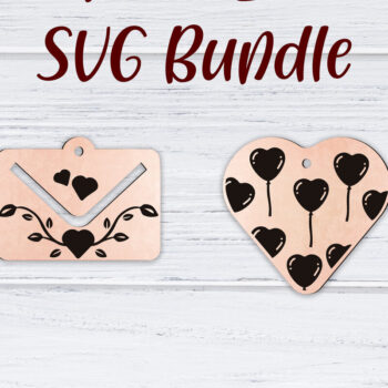 Intra απο ξύλο plywood 3mm-4mm πάχος – Σκουλαρίκια Valentine's | Δίασταση  5x5 cm INTRAFABR-49498903 - Image 9