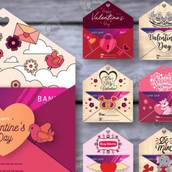 Intra απο ξύλο plywood 3mm-4mm πάχος – Πακέτο θήκης δωροκάρτας του Αγίου Βαλεντίνου Δίασταση  20x20 cm INTRAFABR-113939533 - Image 1