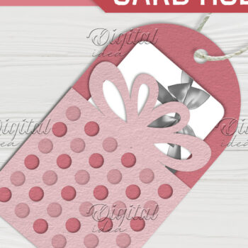 Intra απο ξύλο plywood 3mm-4mm πάχος – Ετικέτα κάτοχος δωροκάρτας του Αγίου Βαλεντίνου. Χαρτί Δίασταση  20x20 cm INTRAFABR-83083193 - Image 1