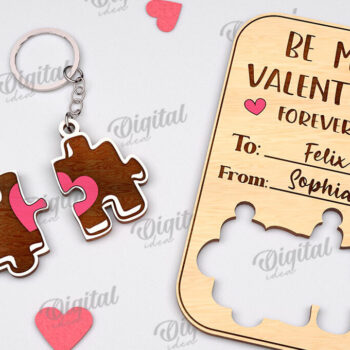 Intra απο ξύλο plywood 3mm-4mm πάχος – Δωροκάρτες Αγίου Βαλεντίνου Πακέτο κοπής με λέιζερ Δίασταση  20x20 cm INTRAFABR-111210586 - Image 8