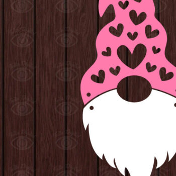 Intra απο ξύλο plywood 3mm-4mm πάχος – Πακέτο με σκουλαρίκια Valentines Gnome Δίασταση  5x5 cm INTRAFABR-51340113 - Image 6