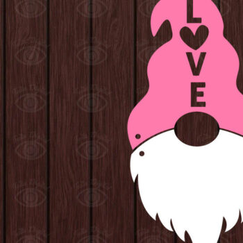 Intra απο ξύλο plywood 3mm-4mm πάχος – Πακέτο με σκουλαρίκια Valentines Gnome Δίασταση  5x5 cm INTRAFABR-51340113 - Image 8